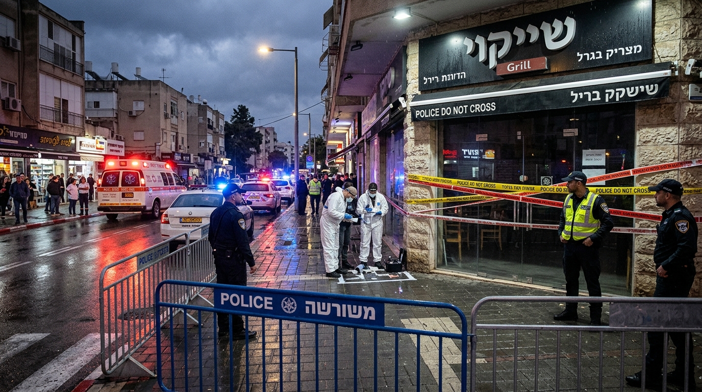 נעצר בחשד שהשליך רימון רסס למסעדת ג'אפניקה בקריית אונו