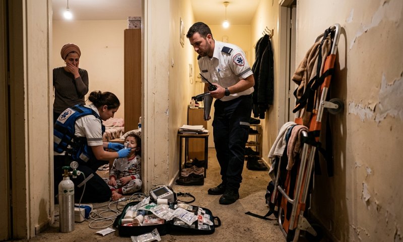 דרמה בירושלים: פעולות החייאה בפעוטה בת 3 שנחנקה מענב