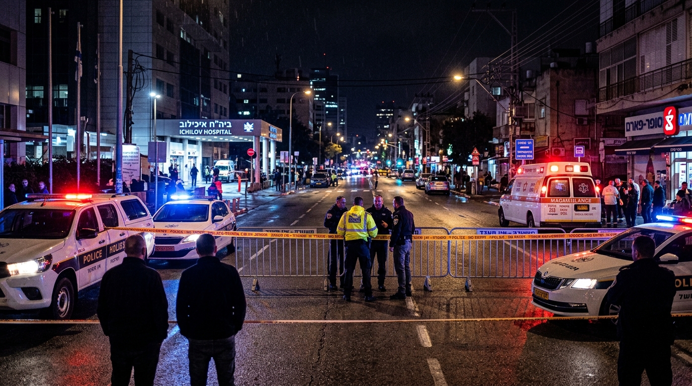 גבר נפצע קשה מדקירה ברחוב שיבת ציון בתל אביב