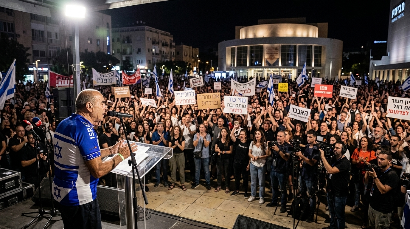 מאות הפגינו בכיכר הבימה: "הממשלה מבזה את המתים שלנו"