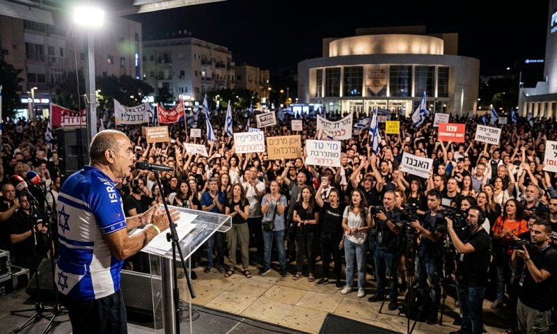 מאות הפגינו בכיכר הבימה: "הממשלה מבזה את המתים שלנו"