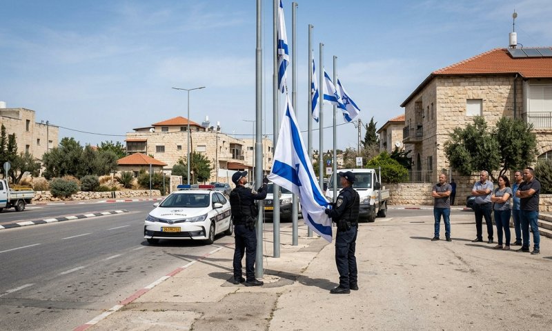 שוטרים הסירו דגלי ישראל בגליל כדי "לא להתסיס" ערבים