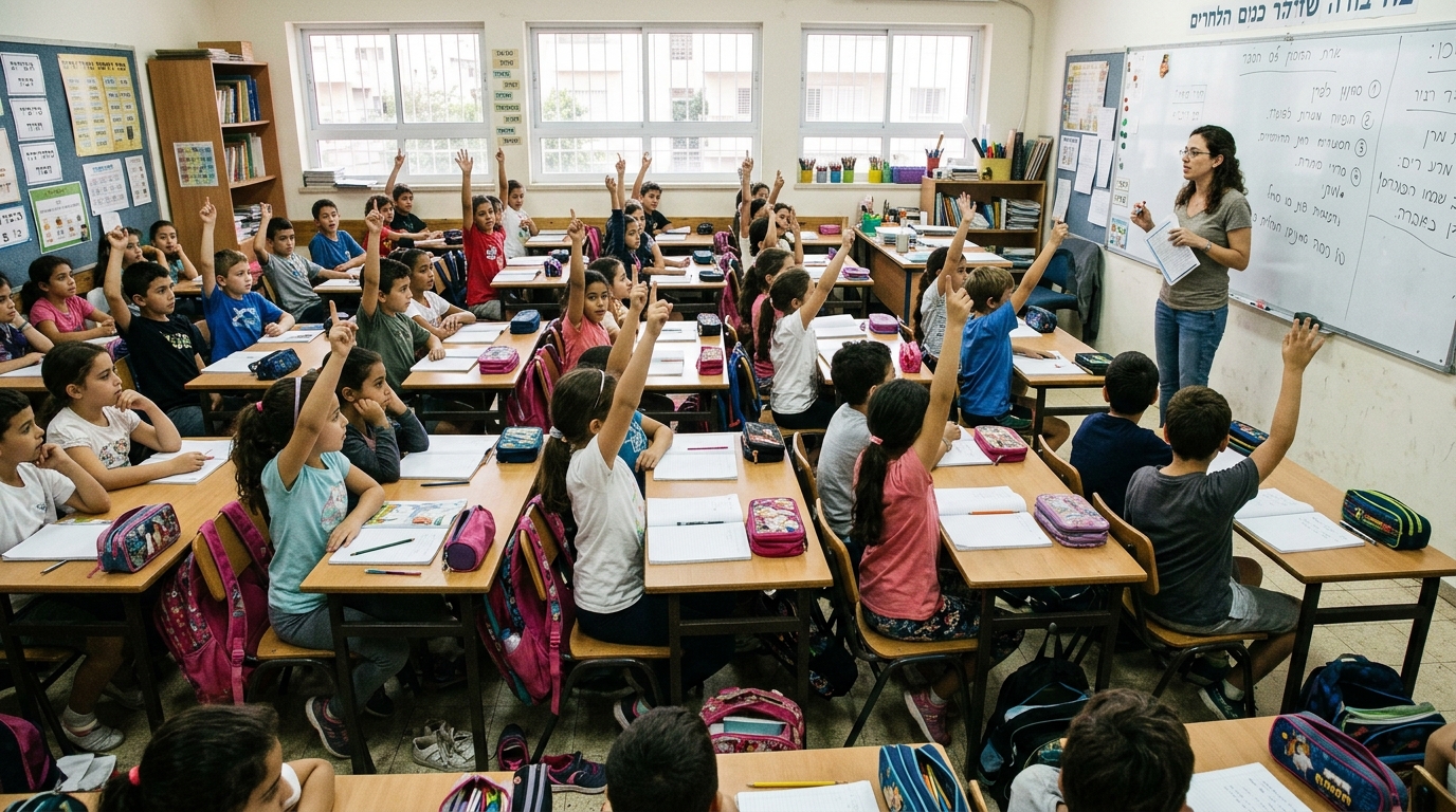 דוח ה-OECD: ישראל בצמרת הצפיפות בכיתות