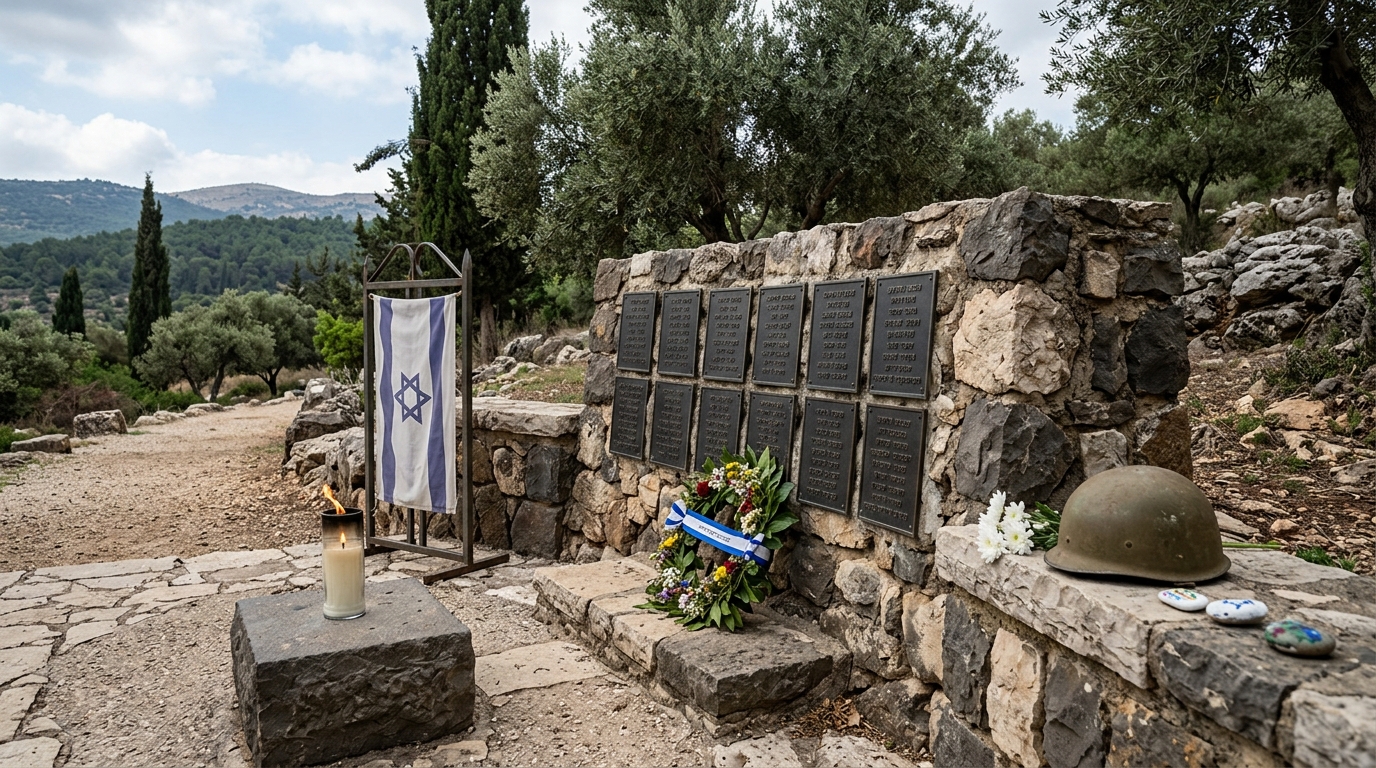 אוגדה 91 בטקס לזכר חללי עוצבת ברעם