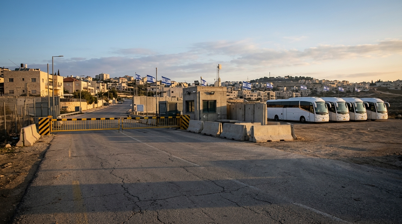 אלוף פיקוד המרכז הורה: ממחר יוסרו המגבלות על כניסת פועלים פלסטינים ליישובי יו"ש