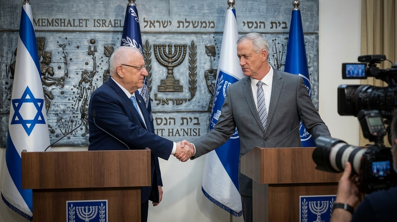 גנץ מאשים את ריבלין בשקר: "לא הזהיר אותי - דחף אותי להקים את הממשלה"