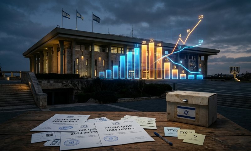סקר מטלטל: הליכוד קופץ ל-31 מנדטים, נתניהו מרסק את איזנקוט