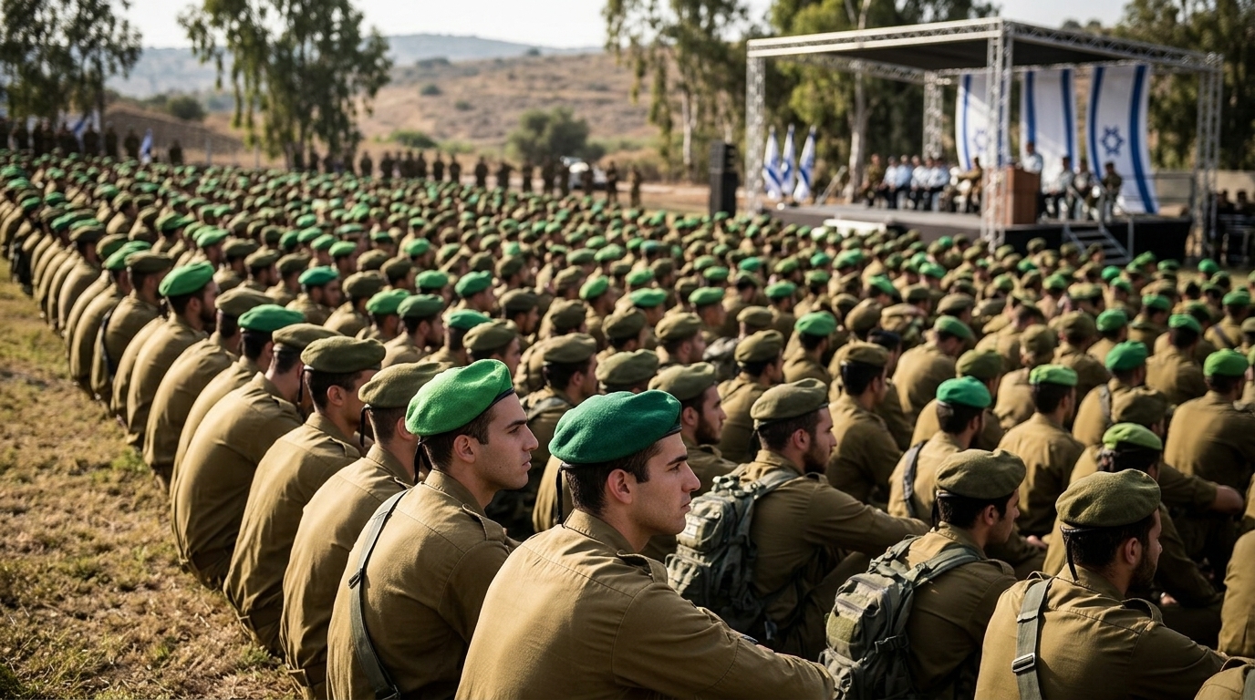 מאות מתגייסים חדשים הצטרפו היום לחטיבת הנח"ל