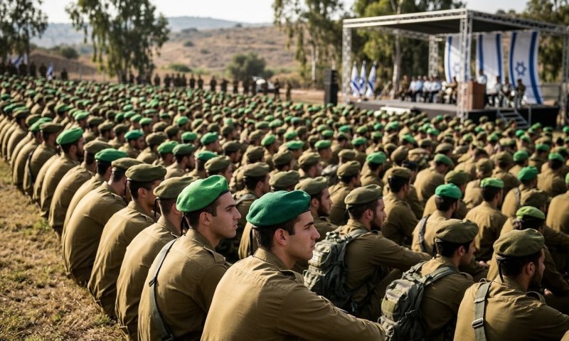 מאות מתגייסים חדשים הצטרפו היום לחטיבת הנח"ל