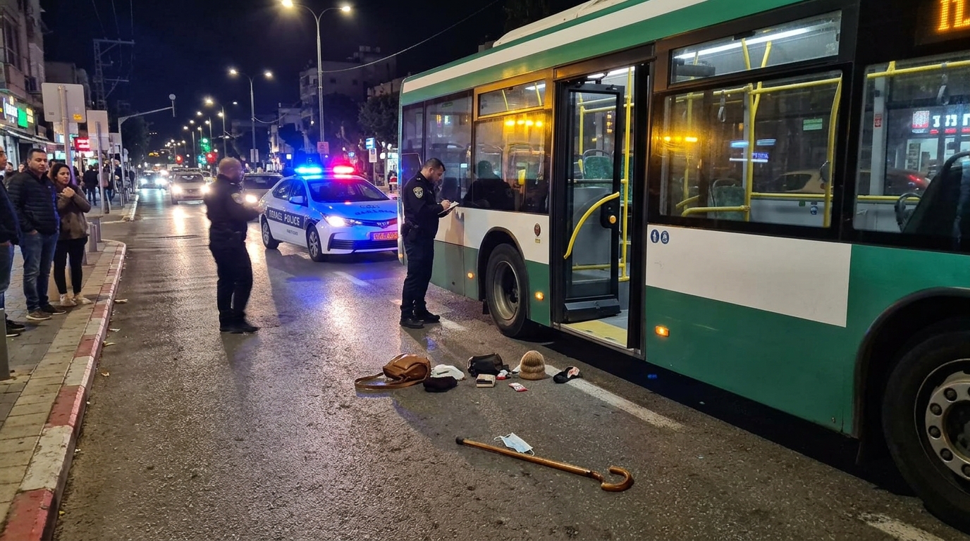 נהג אוטובוס שיכור בתל אביב: ריכוז האלכוהול בגופו היה כמעט פי שלושה מהמותר
