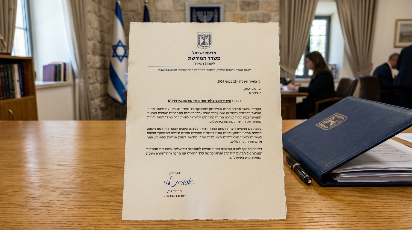 שר המורשת לנשיא הרצוג: חון את נתניהו עכשיו
