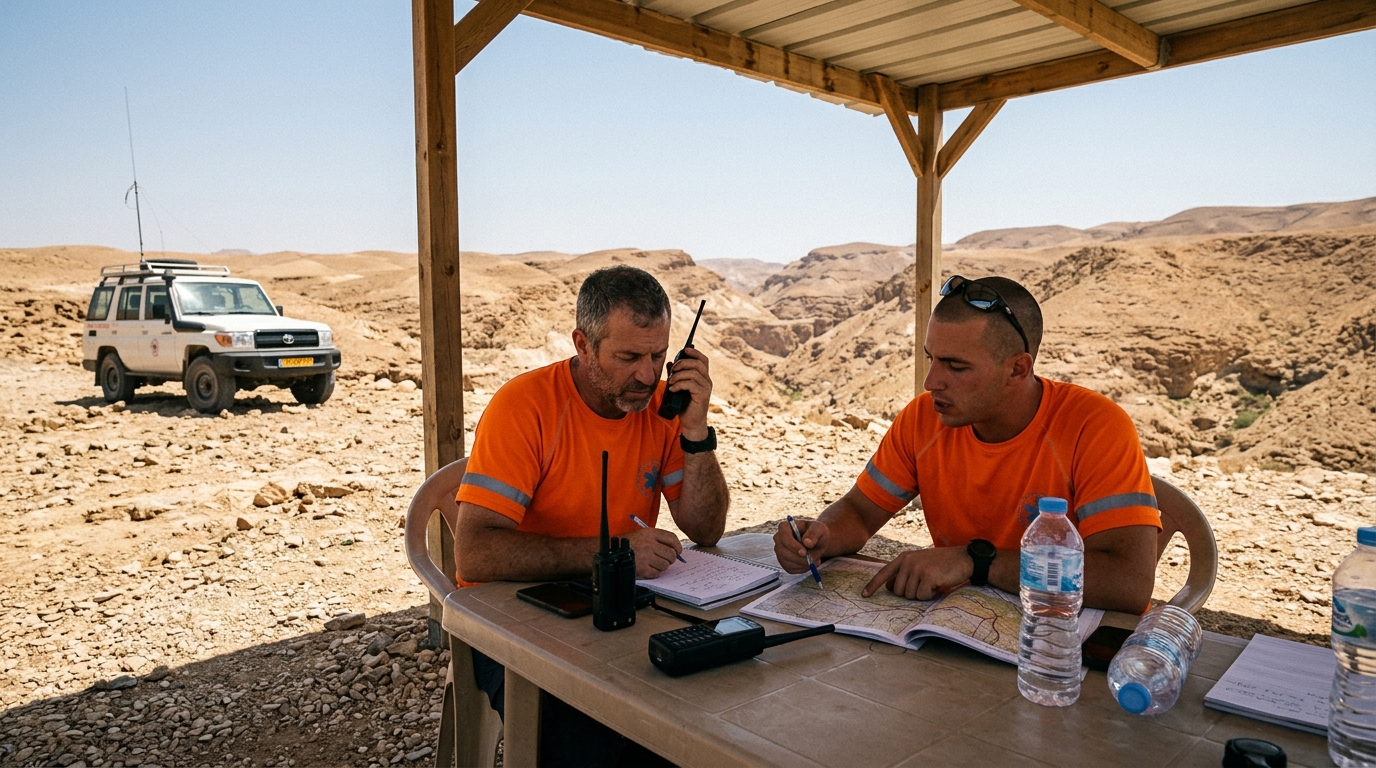 תייר אמריקאי בן 20 אבד במדבר יהודה וחולץ בשלום