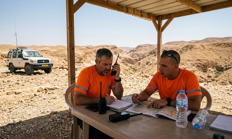 תייר אמריקאי בן 20 אבד במדבר יהודה וחולץ בשלום
